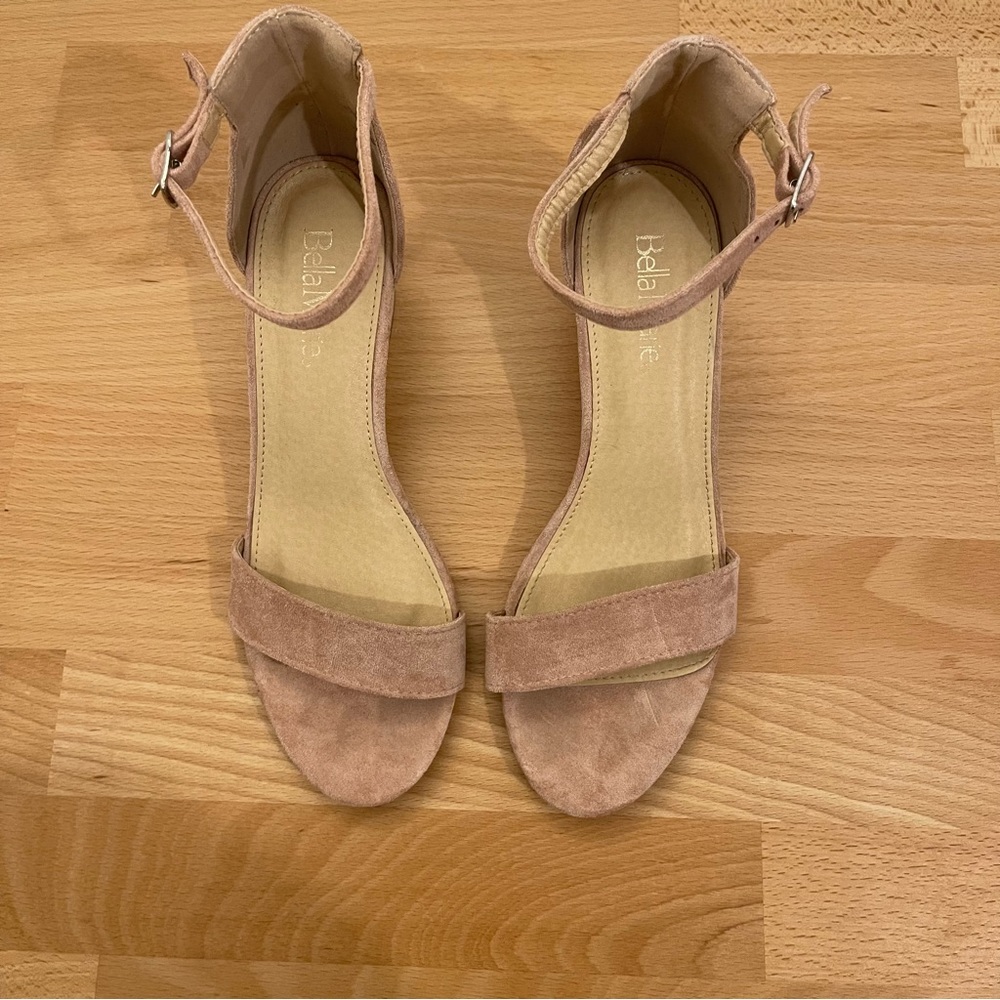 Bella Marie | Jean Block Heel Sandals